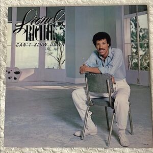 Lionel Richie Can't Slow Down Vinyl Record